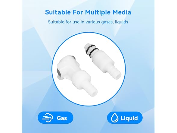 Hose Quick Connector, 5/16in Barb Plastic Tubing C