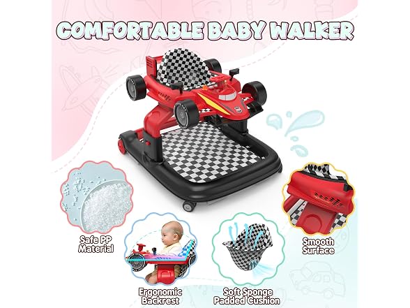 Dacoity 5-in-1 Car Baby Walker