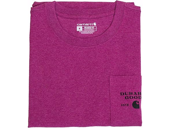 Carhartt Logo Tee (XL) Magenta