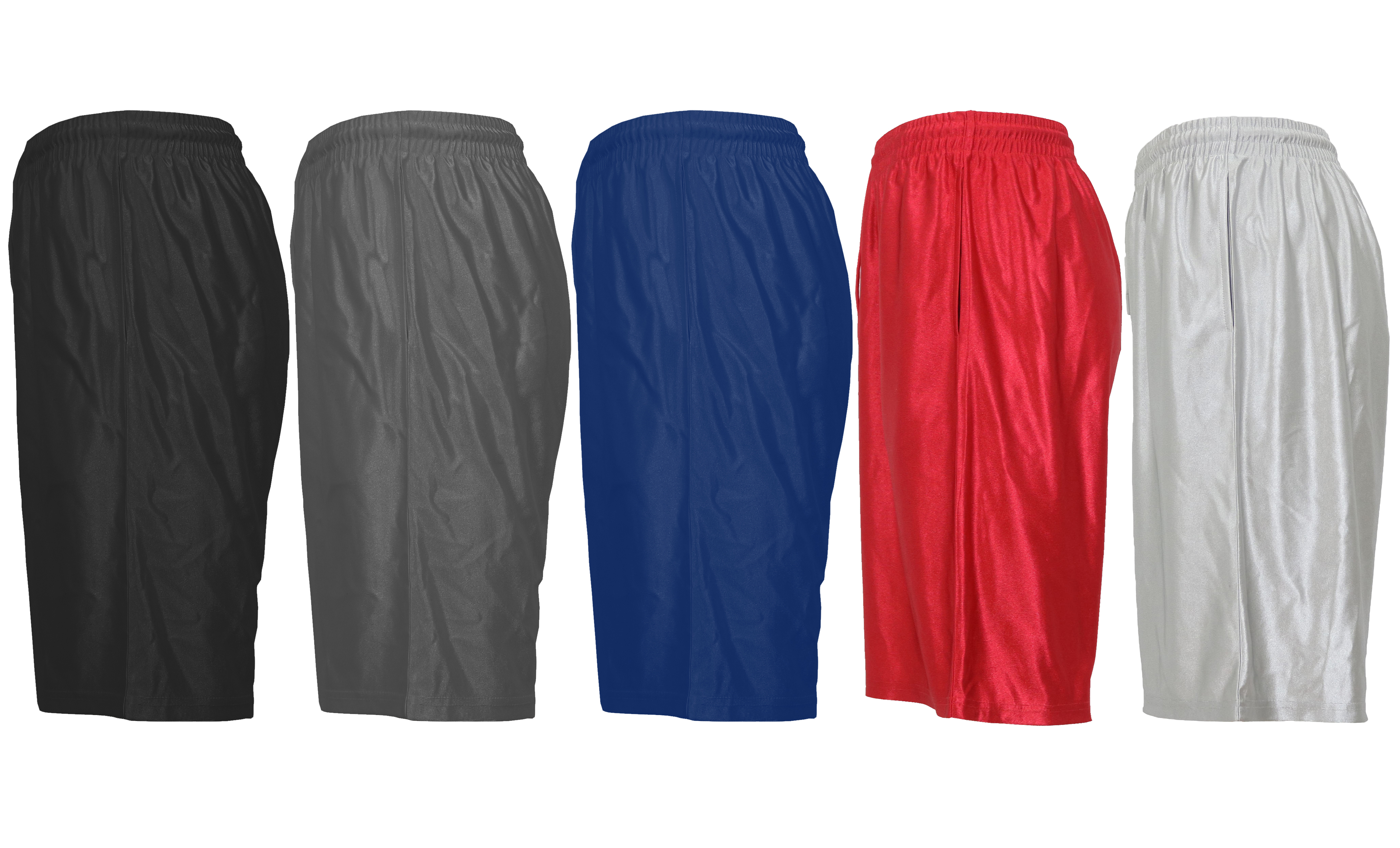 5Pk Mens Performance Dazzle Shorts - Gallery 8