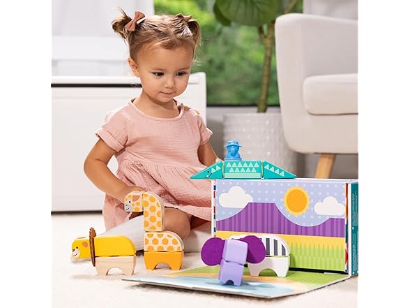 Melissa & Doug Blockables Safari Snap