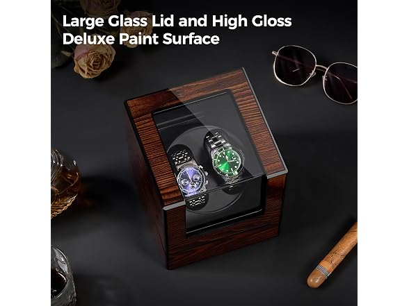 BEWISHOME Automatic Double Watch Winder