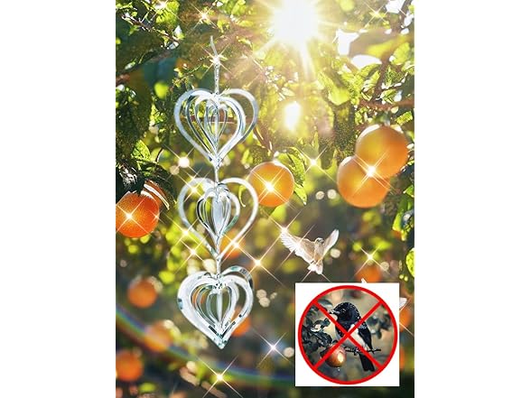 9pcs Metal Bird Scare Repellent Devices