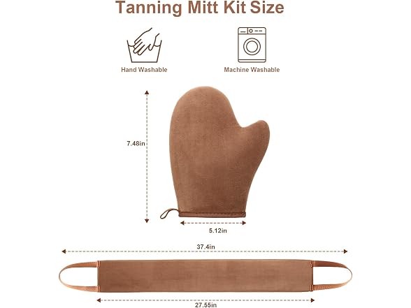 2 in 1 Self Tanning Mitt Applicator kit Self Tan