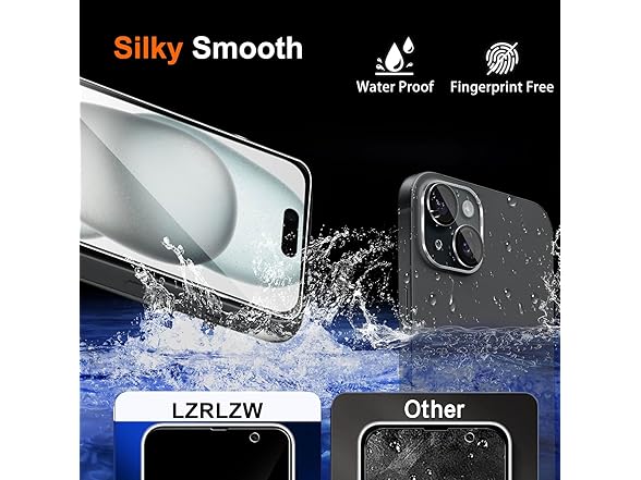 LZRLZW iPhone 15 Screen Protector