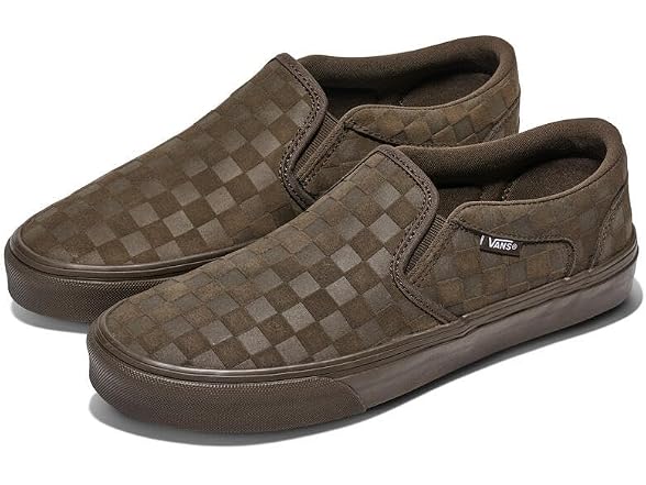 Vans Men's Asher Slip-On Shoe - Sneakers for