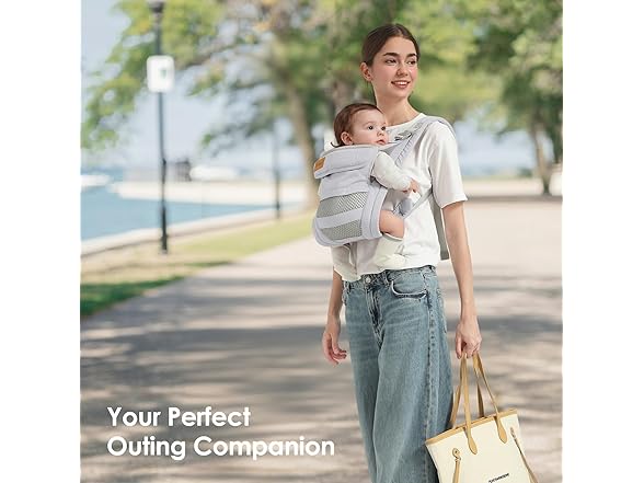 Shiaon Baby Carrier Newborn to Toddler Grey