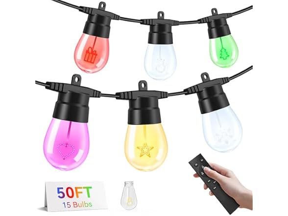 Brightever LED Outdoor String Lights
