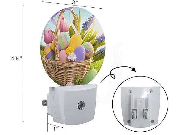 Easter Colorful Eggs Night Light