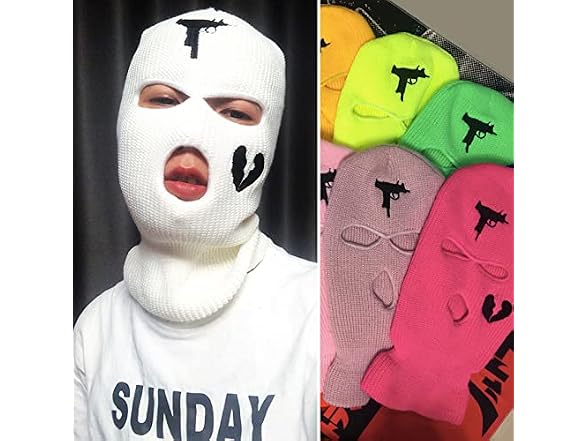 Fashixd (OS) Hole UZI Balaclava Knitted Cycling