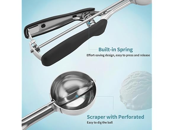 3Pcs Ice Cream/Cookie Scoop