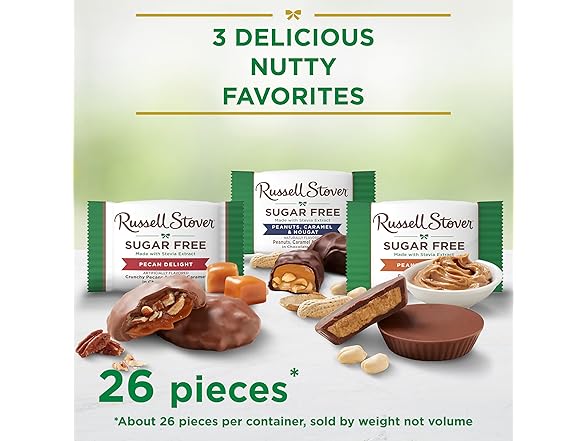 Russell Stover SF Assorted Choc Nuts 15oz