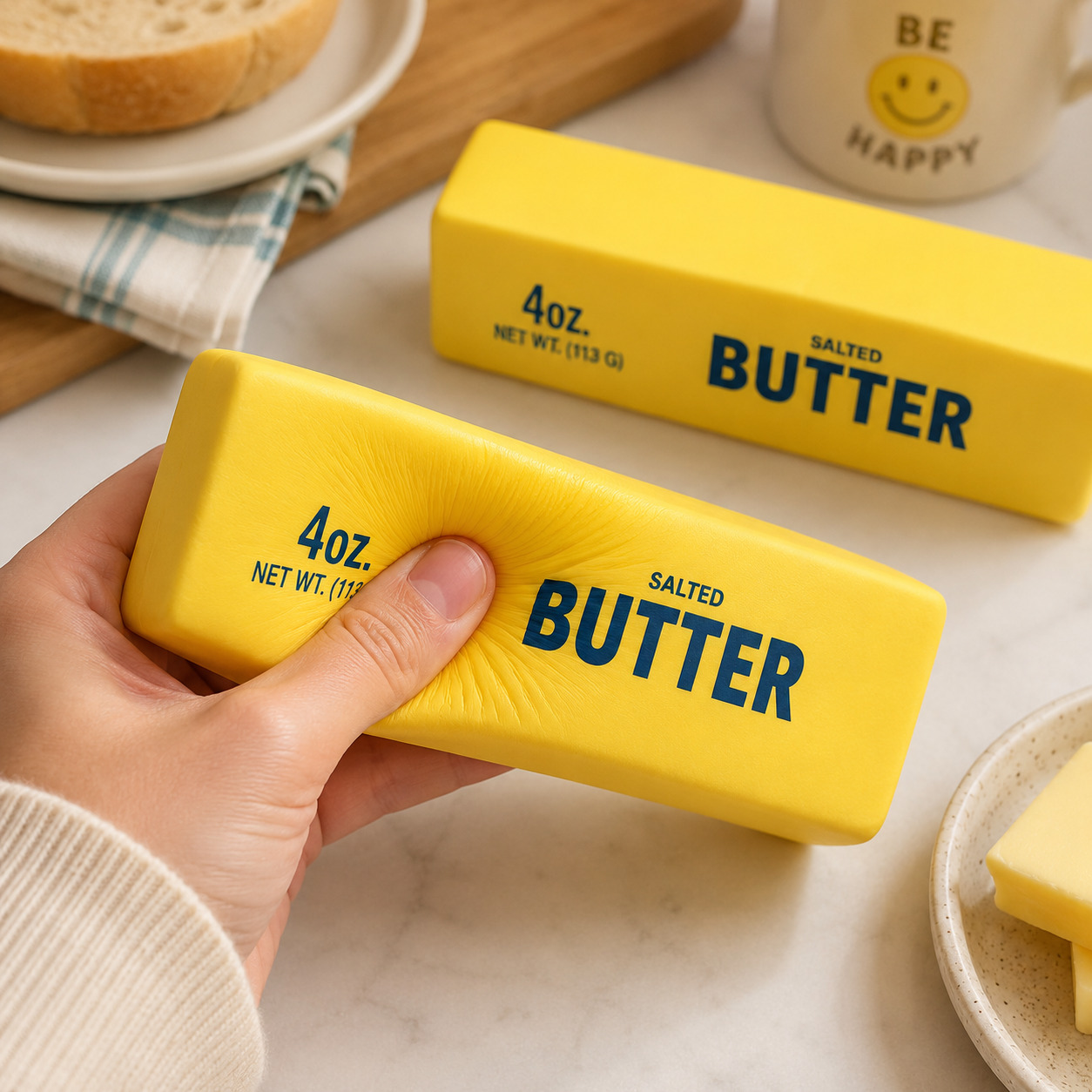 2-Pack Squishy Butter Stick Toy - Gallery 4