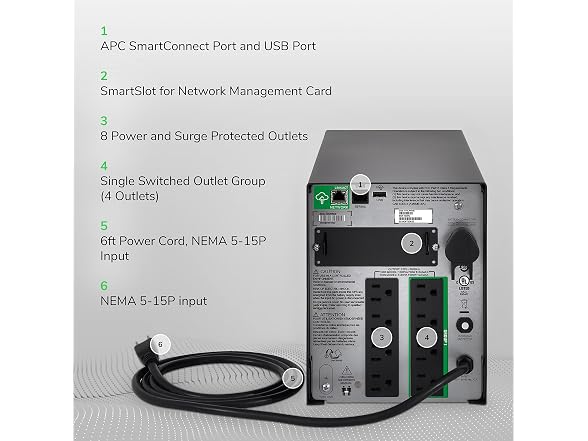 APC 1500VA Smart UPS with SmartConnect
