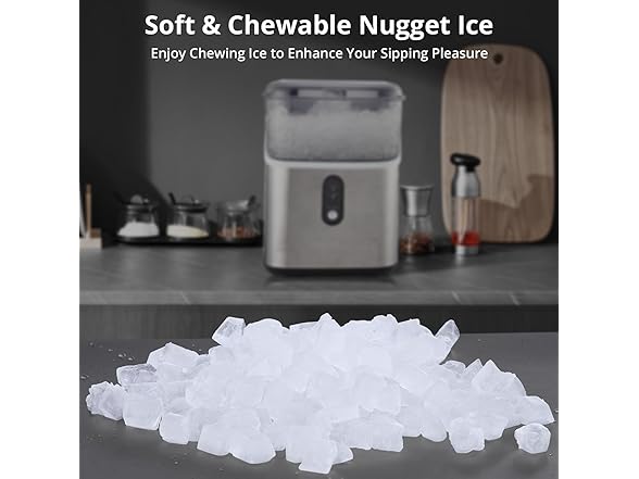 HobbyField 33lbs/24H Self-Cleaning Ice Maker