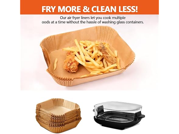 UBeesize Parchment Liners Ninja Crispi 300pk