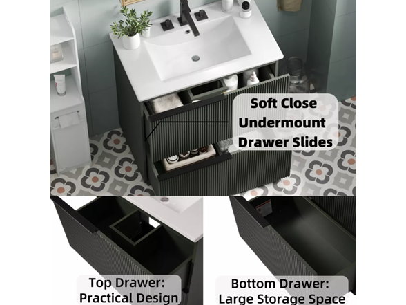 Christopher Knight Home Quillen Modern 30" Vanity