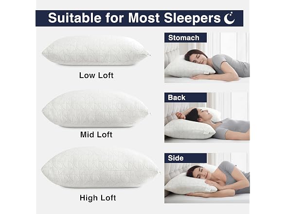 Casual Living Cooling Bed Pillow, Set of 2