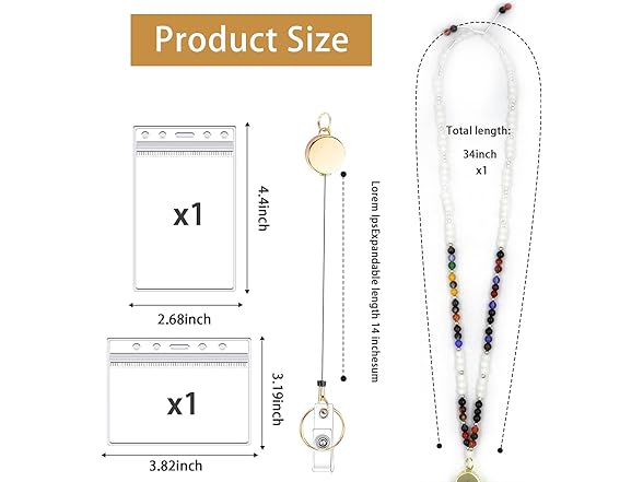 Retractable Lanyards for ID Badges