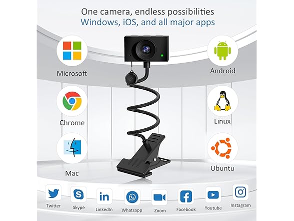 MAJIPHI Eye Contact Webcam