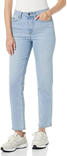 Amazon Essentials Women High-rise Straight Jean - Gallery 11
