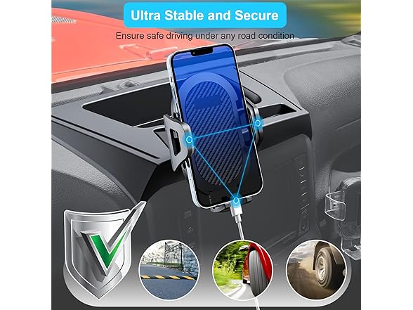 Upgraded Phone Mount for Jeep Wrangler