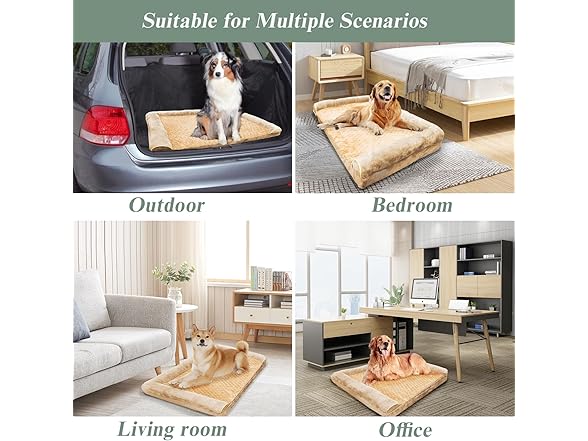 Orthopedic Dog Bed, Extra Large with Memory Foam