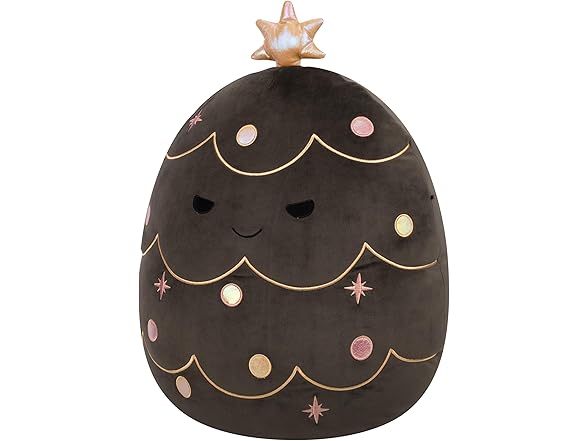 Squishmallows Original 20in Ulysses The Black Christmas Tree