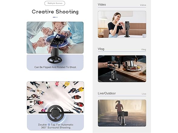MQOUNY Auto Tracking Phone Holder