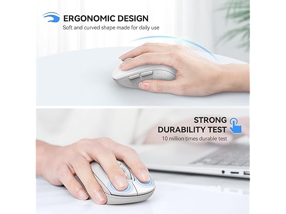 Wireless 2.4G USB Computer Mouse 2 Pack