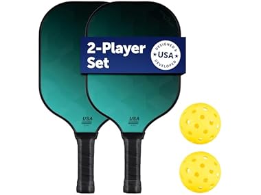 $11.99, Was $39.95, 69% Off! Sport Squad 2-Player Pickleball Paddle Set dealfomo
