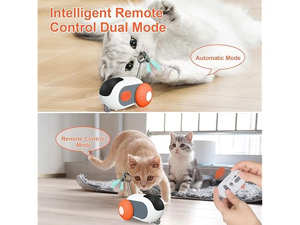Sirualtz Remote Control Cat Toys for Indoor Cats