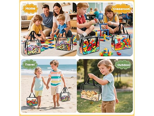 Toy Storage Bags 6packs