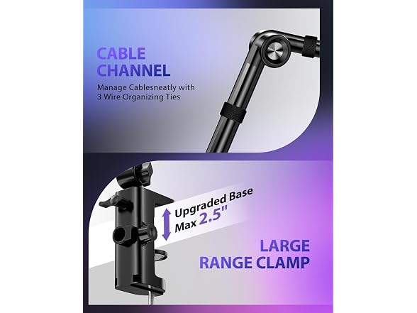 UBeesize Microphone Boom Arm, Aluminum
