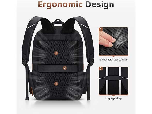 RealCool 15.6-17.3" Laptop Backpack, 31L