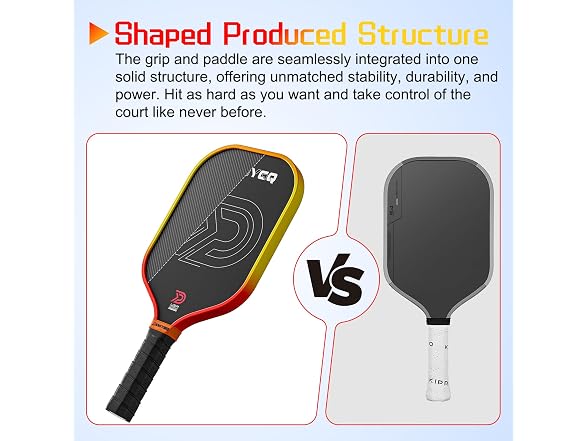 DGYGQ Pickleball Paddles, T700 Raw Carbon Fiber