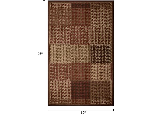 Superior Indoor Area Rug 5'x8' Mocha