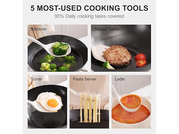 Silicone Kitchen Cooking Utensils Set