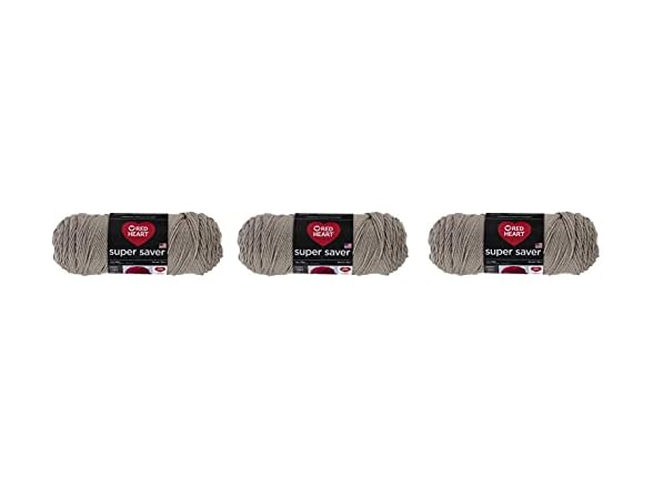 Red Heart Super Saver Oatmeal 3Pk