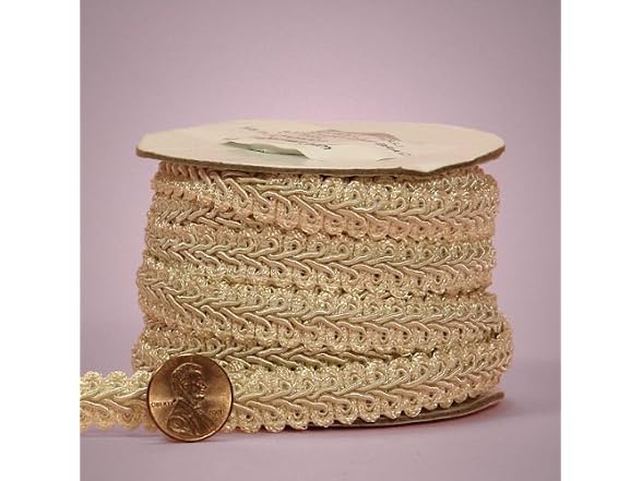 Paper Mart Ivory Gimp Braid Trim, 5/8" X 10yd