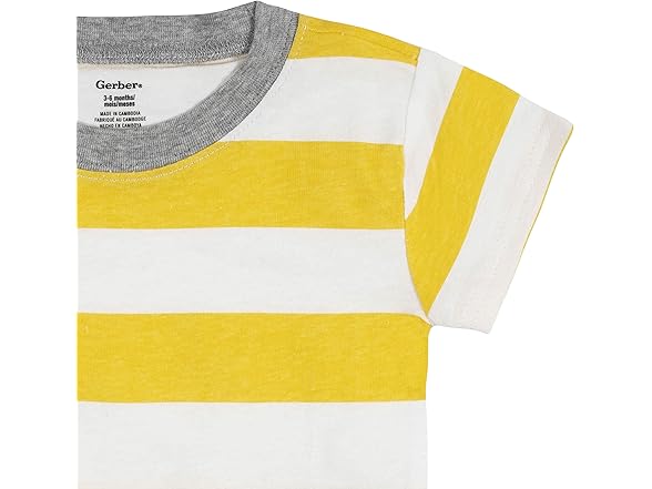 Gerber Baby Boys Pocket Tees (3-6M)