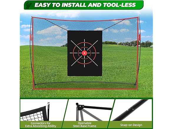 FAHKNS Golf Practice Net 10 x 7FT