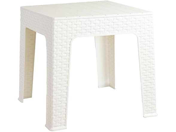 Sunnydaze Decor SUP-407 18 White Side Table White