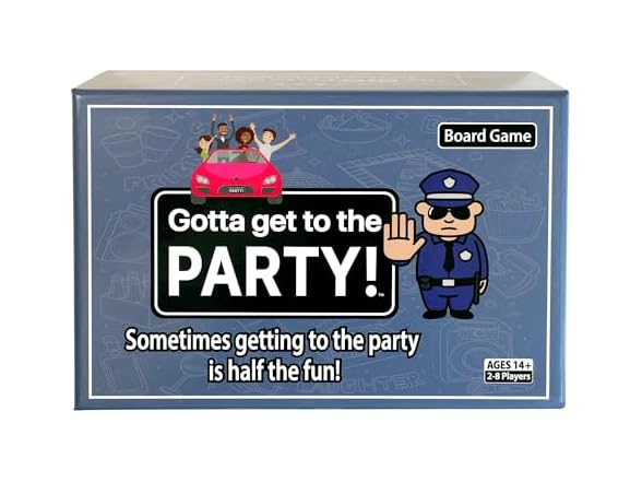 Gotta Get to The Party! Exciting Board Game