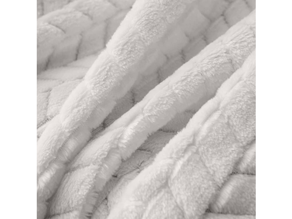 Spirit Linen Carved Flannel Blanket