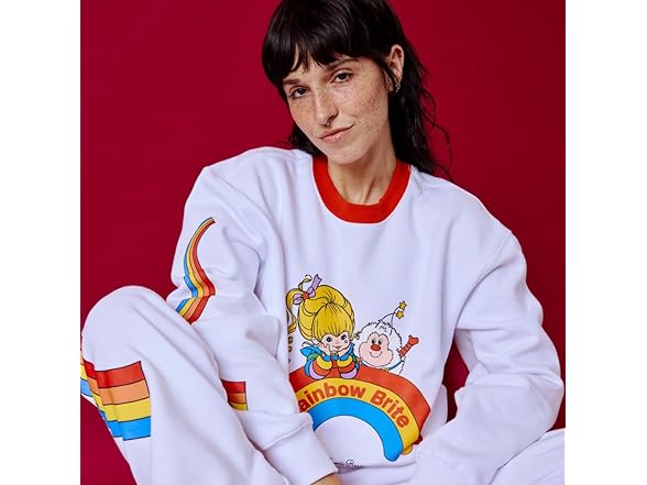 Samii Ryan Women Rainbow Brite Crewneck