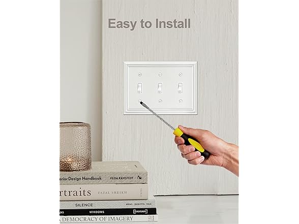 3-Gang Metal Toggle Switch Plate 4-Pack