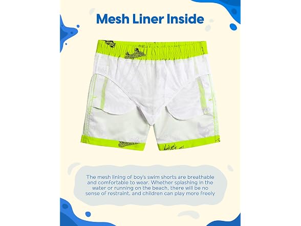 maamgic Kids (5-6 Ye) Boys Swim Trunks Toddler Swi
