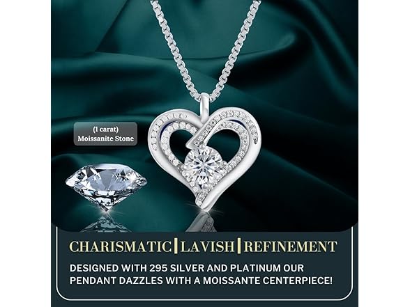 SUHAA 925 Sterling Heart Necklace Women