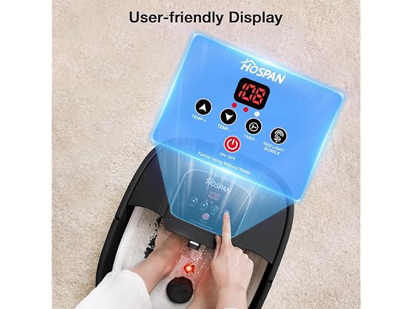 HOSPAN Collapsible Foot Spa with Heat